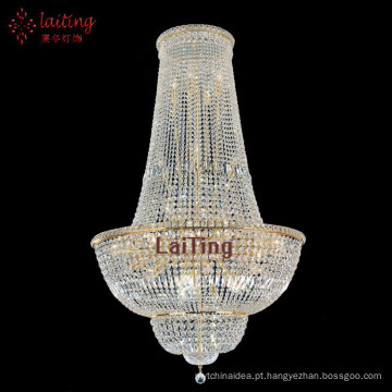 Bateria operado designer lustre de cristal k9 luzes pingente 71095